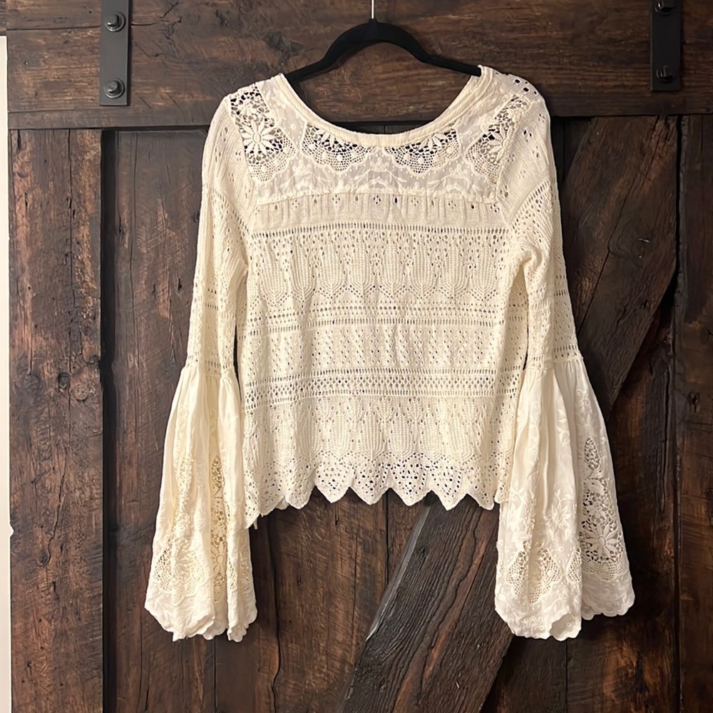 Free People Lace Top